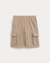 Pull-On Cargo Short | Trench Coat Khaki