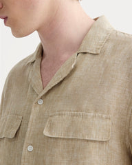 The Resort Shirt in Linen | Cornstalk Chambray
