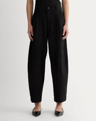 The Everywhere Pant in Stretch Linen | Black