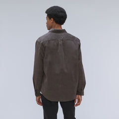 The Relaxed Corduroy Shirt | Pewter