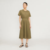 The Organic Cotton Waisted Dress | Kalamata