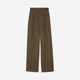 The Linen Way-High庐 Drape Pant | Beech