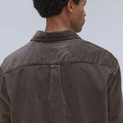 The Relaxed Corduroy Shirt | Pewter