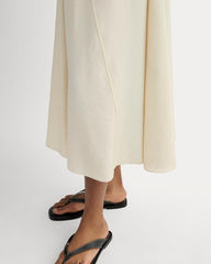 The V-Neck Dress in SoftLuxe | Sandshell