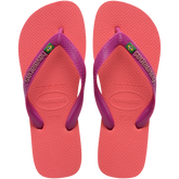 Women's Brazil Logo Flip Flops