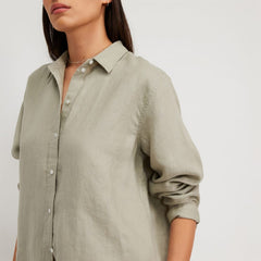 The Must-Have Shirt in Linen | Seagrass