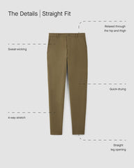 The Straight Fit Performance Chino | Uniform | Kambaba | Straight