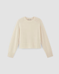 The Boxy Crew in Cashmere | Bone