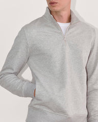 The Off-Duty Terry Quarter-Zip | Heathered Grey