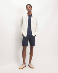 The Long-Sleeve Pique Shirt | Bone