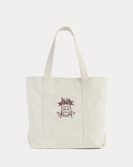 ESENSMOD x Peace & Quiet Canvas Boat Tote | Bone