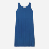 The Naia鈩?Ripple Tank Dress | Deep Blue