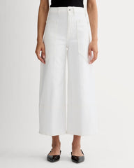 The Way-High® Gardener Cropped Jean | Ecru