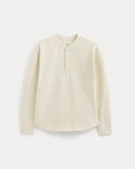 Thermal Henley in Cozy Waffle | Bone