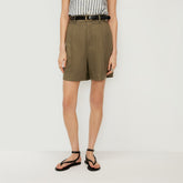 The Linen Way-High庐 Drape Short | Kalamata
