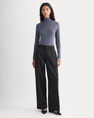 Tie-Neck Top in Butterluxe | Graystone
