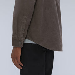 The Relaxed Corduroy Shirt | Pewter