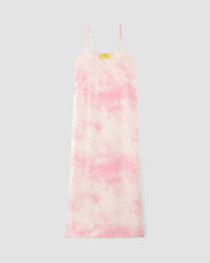 The ESENSMOD x Marques' Almeida Satin Tie-Dye Dress | Pink Tie-Dye