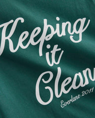 Script Logo Tee | Glazed Green