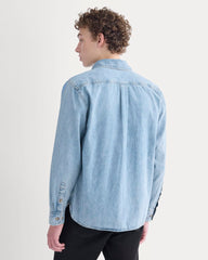 Denim Utility Shirt | Light Indigo