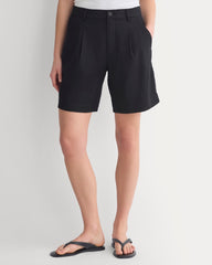 Tailored A-Line Short | Black