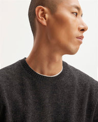 The Premium Merino Crew Neck Sweater | Charcoal