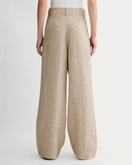 The Linen Way-High庐 Drape Pant | Cornstalk Chambray