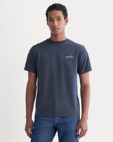 ESENSMOD x Peace & Quiet Graphic Logo Tee | Navy