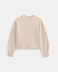 ESENSMOD x The Laufey Foundation Cropped Sweatshirt | Pale Peony