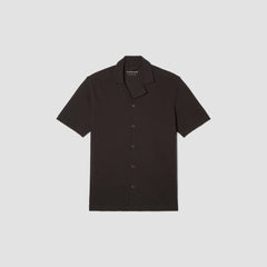 The Pique Short-Sleeve Shirt | Black