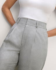 The Draper Tapered Pant in Buttersmooth | Heather Steel
