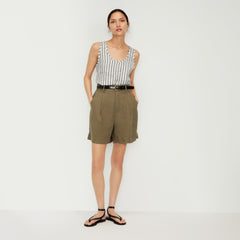 The Linen Way-High庐 Drape Short | Kalamata
