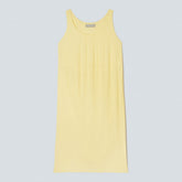 The Naia鈩?Ripple Tank Dress | Pastel Yellow