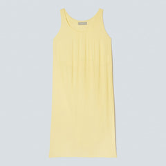 The Naia鈩?Ripple Tank Dress | Pastel Yellow