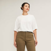The Premium Weight Relaxed Tee | White