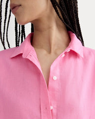 The Must-Have Shirt in Linen | Deep Pink