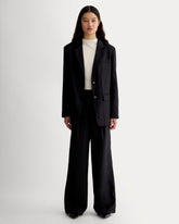 The Linen Way-High庐 Drape Pant | Black