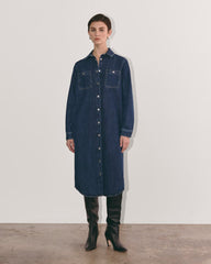 The Denim Shirtdress | Indigo