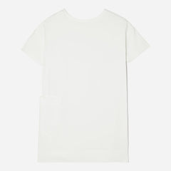 The Oversized Mariner Dress | White