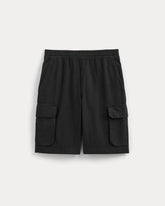 Pull-On Cargo Short | Black