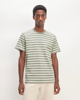 The Premium-Weight Crew | Uniform | Mariner Stripe / Shadow / Bone