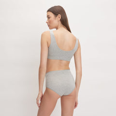 The Cotton High-Rise Hipster | Heathered Grey