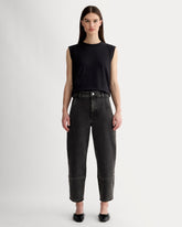 The Utility Barrel Pant | Washed Black | Regular