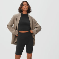 The Seamless Bike Short | Black
