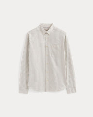 The Classic Oxford Shirt | Bone/Navy | Tall