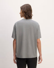 The Premium-Weight Relaxed Crew | Uniform | Heathered Mid-Grey