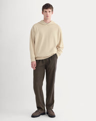 Twill Terry Jacquard Hoodie | Peyote