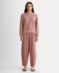 The Off-Duty Barrel Pant | Brown Garment Dye