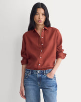 The Must-Have Shirt in Linen | Henna Red
