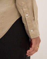 The Must-Have Shirt in Linen | Trench Coat Khaki